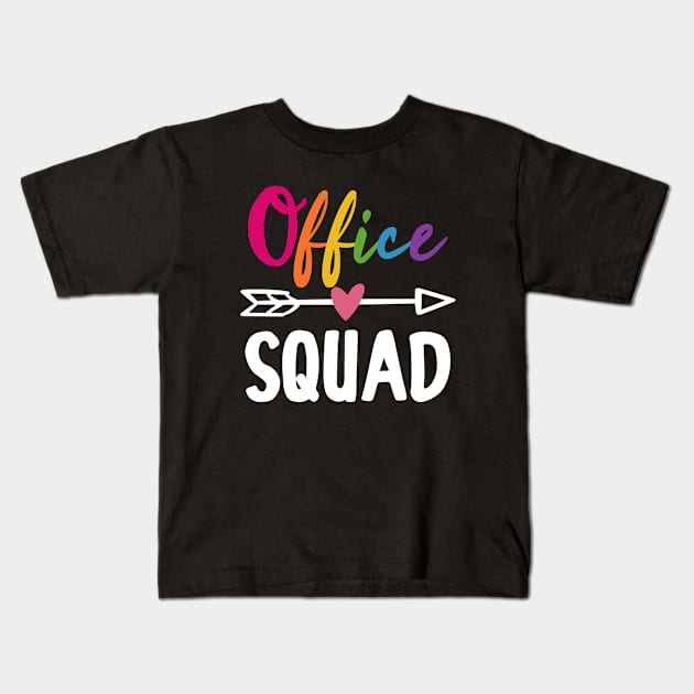 office squad teacher gift Kids T-Shirt by Daimon